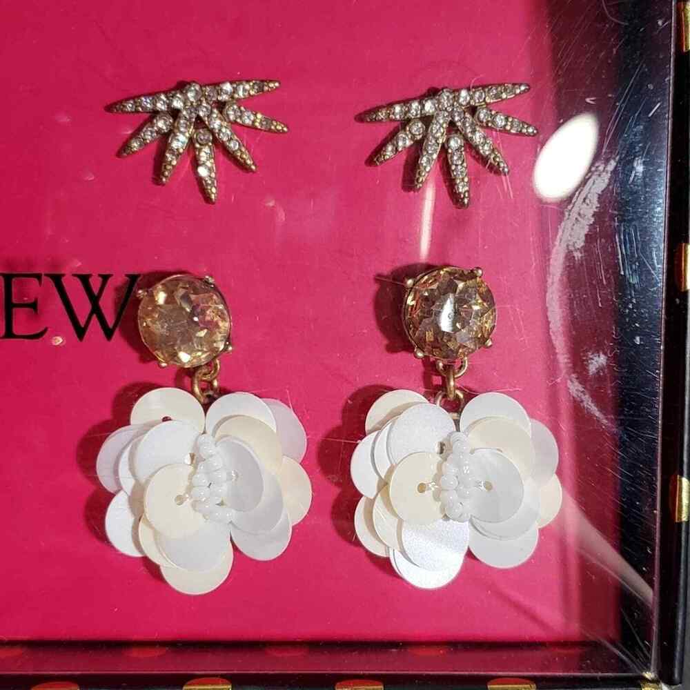 New J. CREW 2 PAIRS earrings - Picture 2 of 3